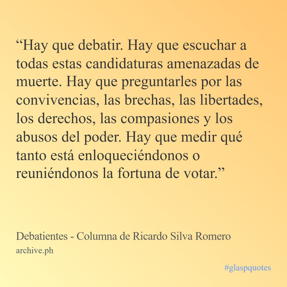 Julián F. González tweet media