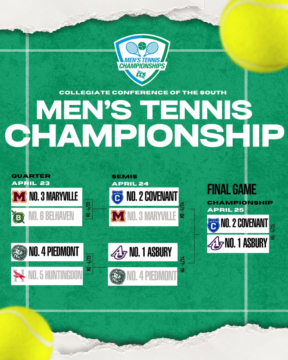 CCofSouth's tweet image. Finals are set! 🤩👏

No. 2 @covenantscots and No. 1 @asburyeagles took care of business in the semifinals and are headed to the championship showdown tomorrow! 👀🏆

Who's taking the title? 

#CCS | #CCSMTE | #CCSChampionships |
#WeAreTheSouth