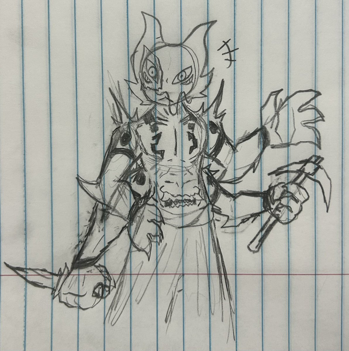 in an mc world were there was a bit where we all had different villains as our skins and i set mine as sukuna, they've mostly moved on but i like the sukuna bit so ive just been rocking sukuna this whole time

so take jokuna and heian jokuna