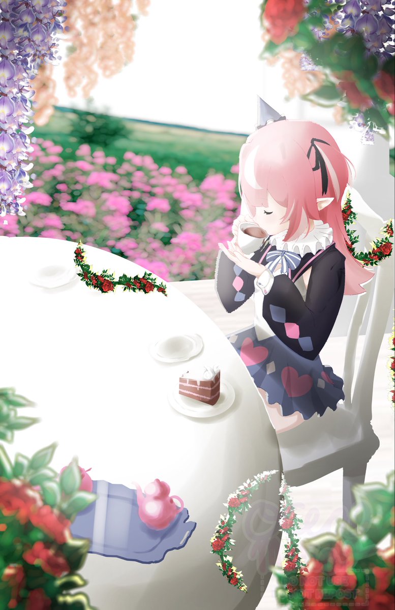 OceaMira's tweet image. Hiiiii I’m Mira and I love to draw cute girls ! ❤️

#portofolioday