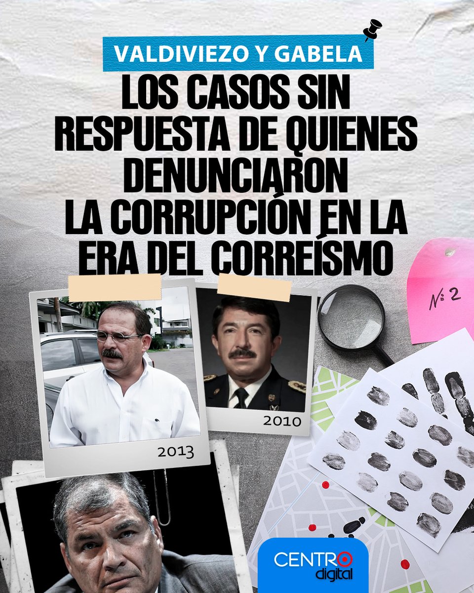#ATENCION | A más de una década de sus muertes, los casos de Fausto Valdiviezo y Jorge Gabela siguen marcados por un factor común: denuncias de presunta corrupción durante el gobierno de Rafael Correa y procesos que, hasta hoy, no han logrado esclarecer completamente la verdad.