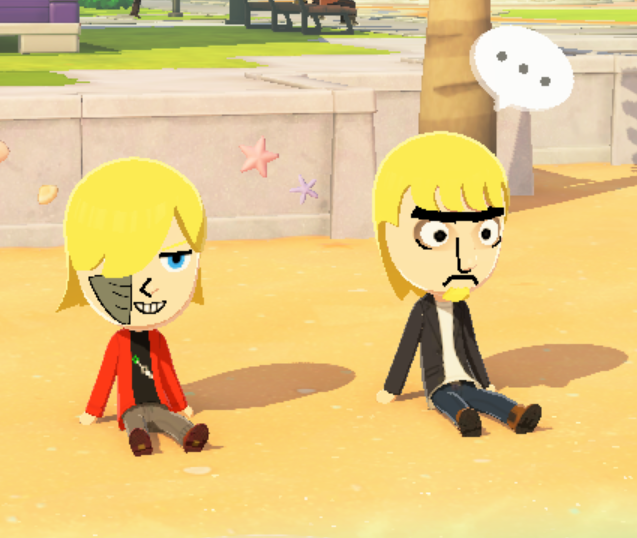 JakeiZazazy's tweet photo. Living the dream with Mii and my WGJ4K's Mickey the dick Mii https://t.co/0MHbifZWaB