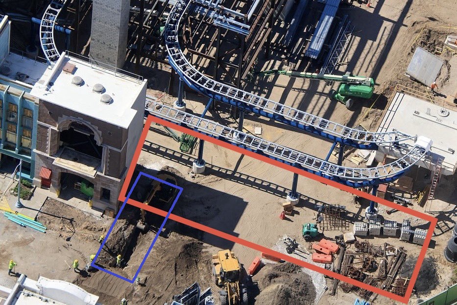 George Tab. One @DuelingParkNews The placement and depth of the trench outlined in blue ...