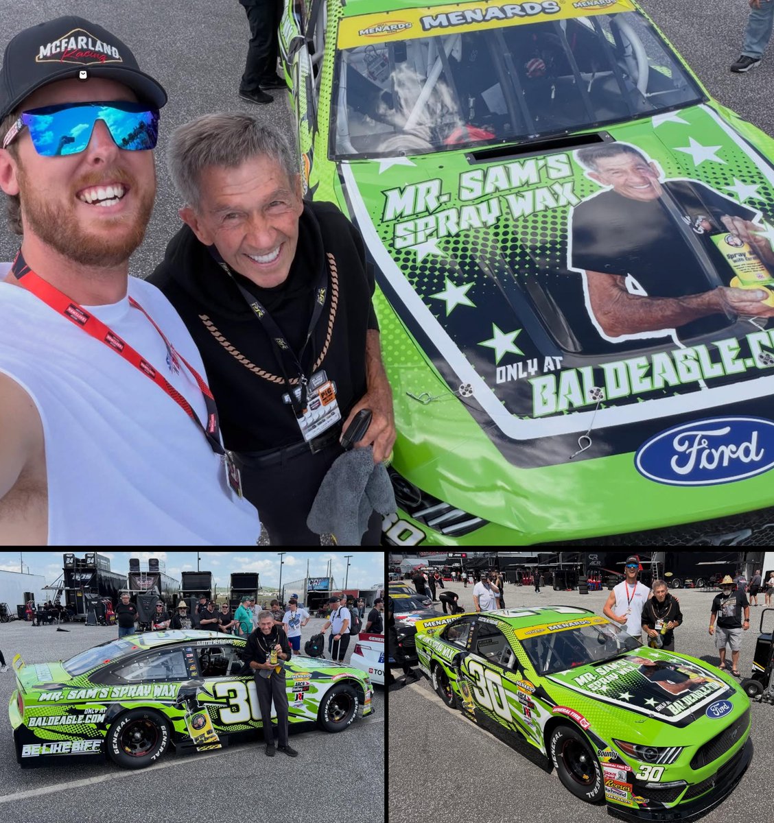 NASCARonReddit's tweet image. YouTuber-Turned NASCAR Driver Cleetus McFarland Reveals Talladega Paint Scheme Honoring “Mr. Sam” (via u/maverick_fox2) reddit.com/comments/1sute… #NASCAR