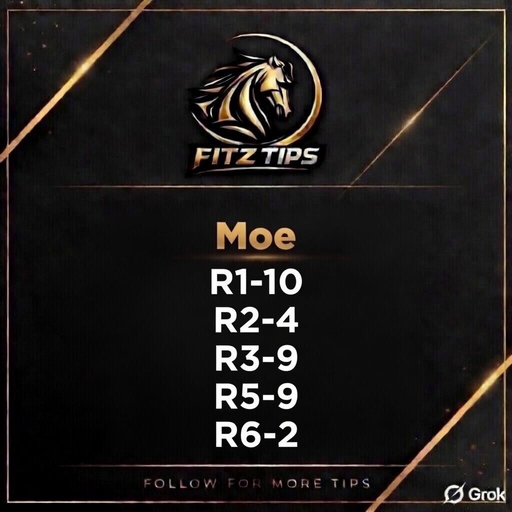 FitzTipsAu's tweet image. #horseracing #racing #tips #RacingTips #punting #winning #Fitztips #bettingtips #horseracingtips #racingvic #racingsa #racingtipster #formguide #thoroughbred #raceday #trackwork #melbourneracing #dailytips #formanalysis #Moe #flemington #Morphettville