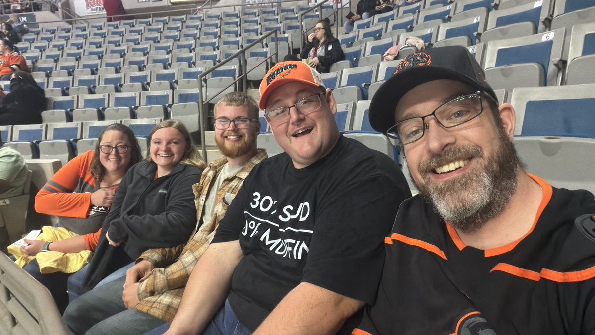 LarocqueRichard's tweet photo. #letsgokomets Game one of the playoffs!!!! https://t.co/5tsJL3AZtY