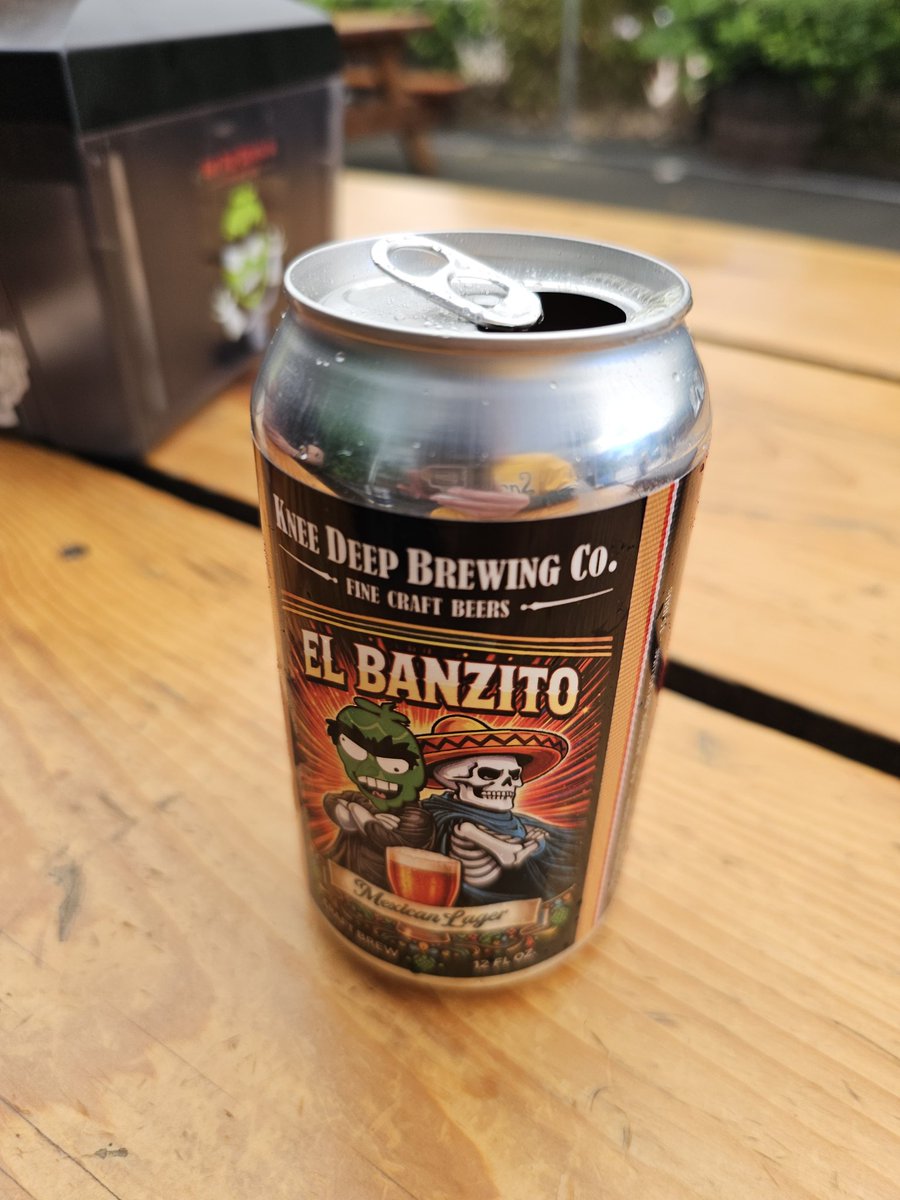 Accidentally became the first person to have the El Banzito lager lol