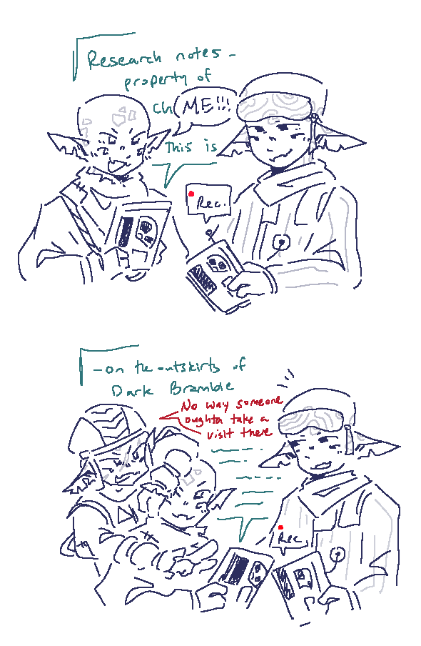 pnyukumuku's tweet photo. scattered doodles @chromaticitea i think abt the silly little podcast over cherts notes thoughts sometimes still https://t.co/eQcC7DMNnX