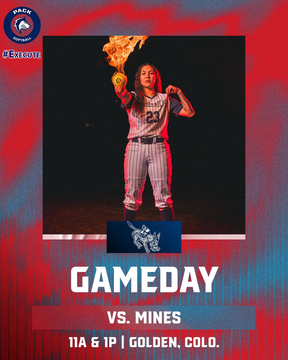 gothunderwolves's tweet image. 🥎 #GameDay

@CSUPsoftball and Mines finish a four-game set with two more games in Golden

First pitch is set for 11AM

🔗bit.ly/4rqCpZB

#DevelopingChampions #BackThePack #Execute #Passion