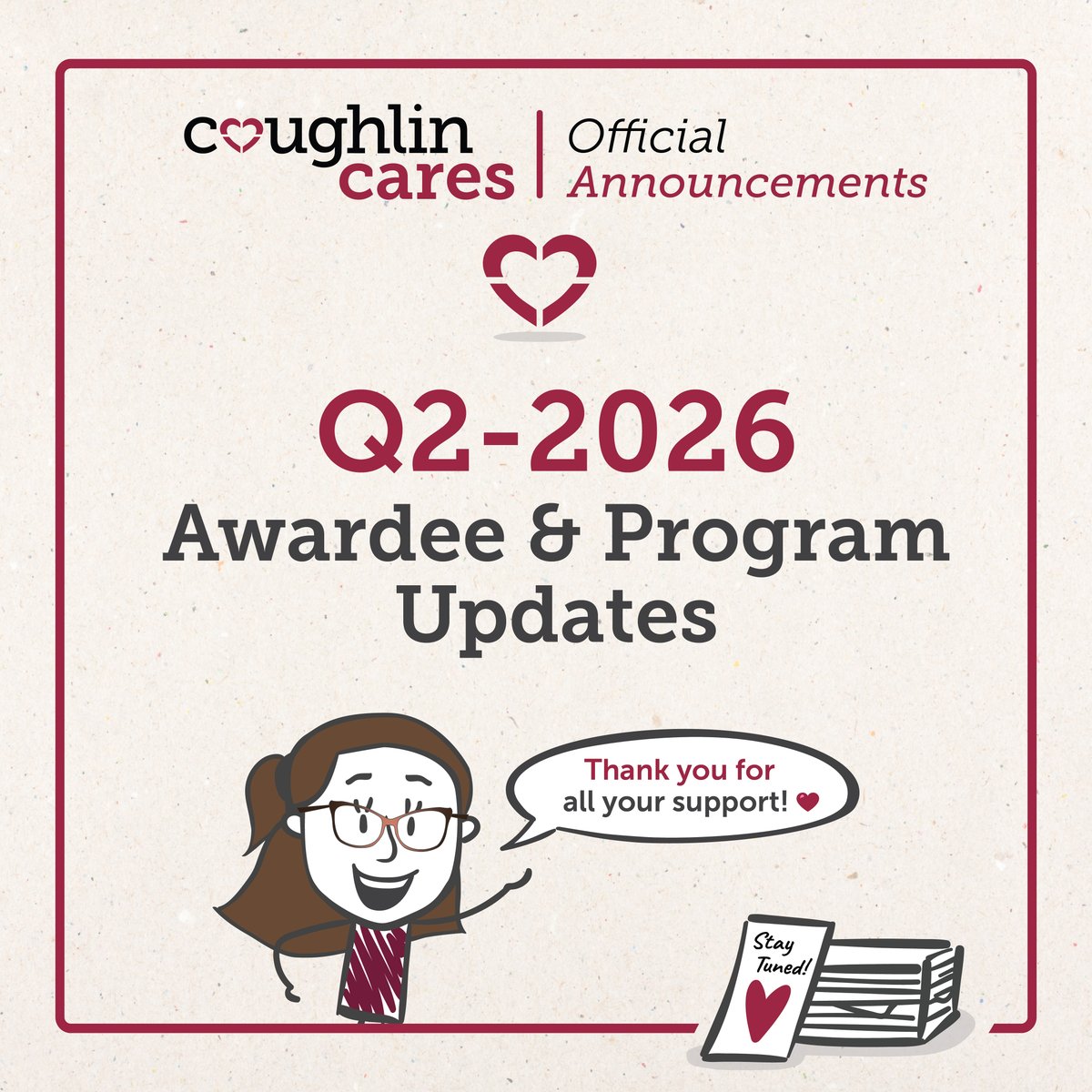 coughlinprint's tweet photo. 🌟 Update on Coughlin CARES! We didn't have nominations for Q2, so we're taking a short break. But the program is still on-going! 

Know a nonprofit? Submit a nomination! 
👉 https://t.co/Falorxpqw6 

Thanks for your support! ❤️

#Coughlin #CoughlinCares #NonProfit #SupportLocal https://t.co/hVxNGtVoKT