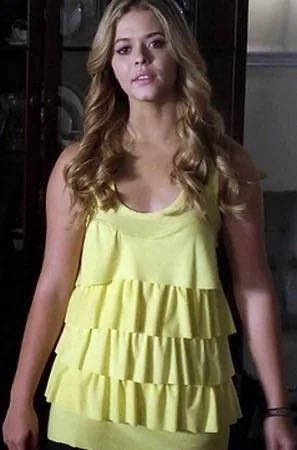 prostitoiletry's tweet image. Shereé Whitfield wearing the infamous Alison DiLaurentis yellow top on RHOA S01E07 💛