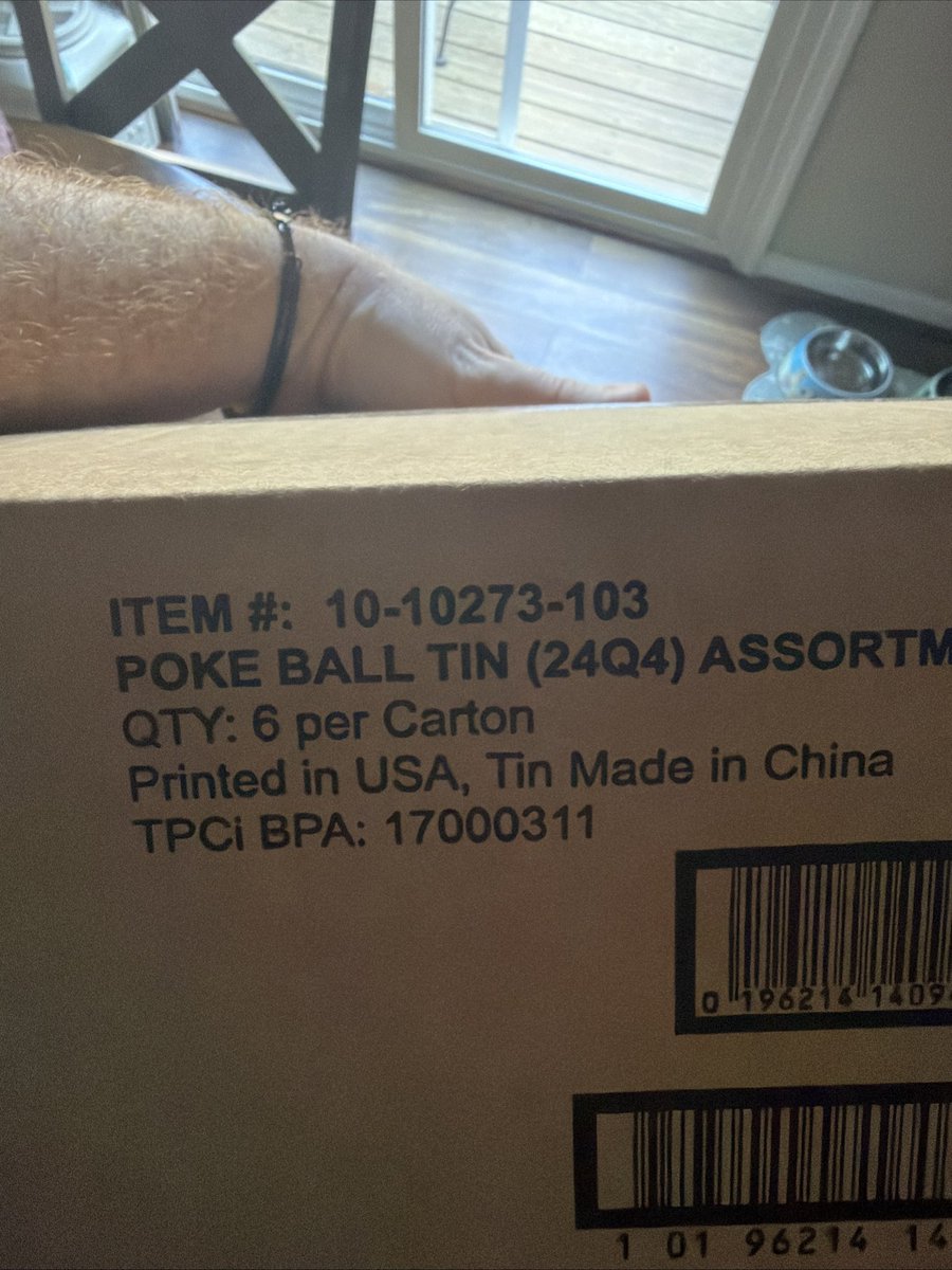 Wenger_7's tweet photo. @PokemonDealsTCG Buyer beware. Item received was not the item that was advertised. Advertised as 2024Q4. The sealed box the balls were in did show "24Q4" but, tins inside show E25 which is 2025 Q4. Seller offered nothing but an apology and to have a wonderful day. Someone lied..I pay the price. https://t.co/4MEZb5tT1M