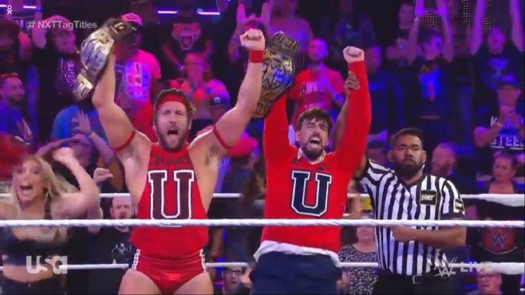 JonnyLeTran5's tweet photo. Chase U appreciation tweet 🙌 Thank you Andre Chase ❤️ #WWENXT #ChaseU #AndreChase #DukeHudson #RileyOsborne #BodhiHayward #TheaHail https://t.co/Ccon6SgGCy