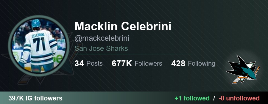 NHLFollowTrack's tweet image. 👉 mackcelebrini (Macklin Celebrini) started following 1 and unfollowed 0:

✅ ellalangleymusic (Ella Langley)
🔗 instagram.com/ellalangleymus…

#NHL #TheFutureIsTeal