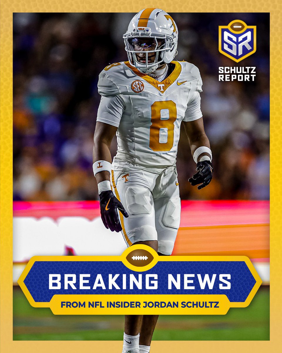 Pick is in: The #Giants are drafting Tennessee CB Colton Hood, per sources.