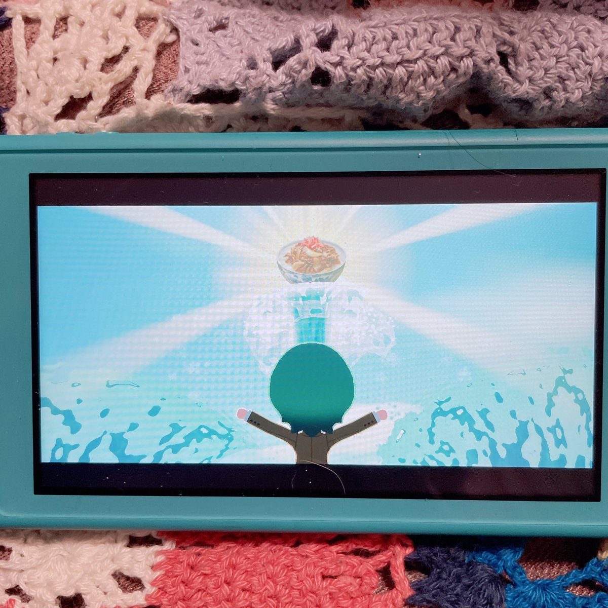 元気ない時はトモコレのたきじにミートボールあげて蟹光線打つの見てよろこぶに限る思っていたら　ささちゃんあんたもか