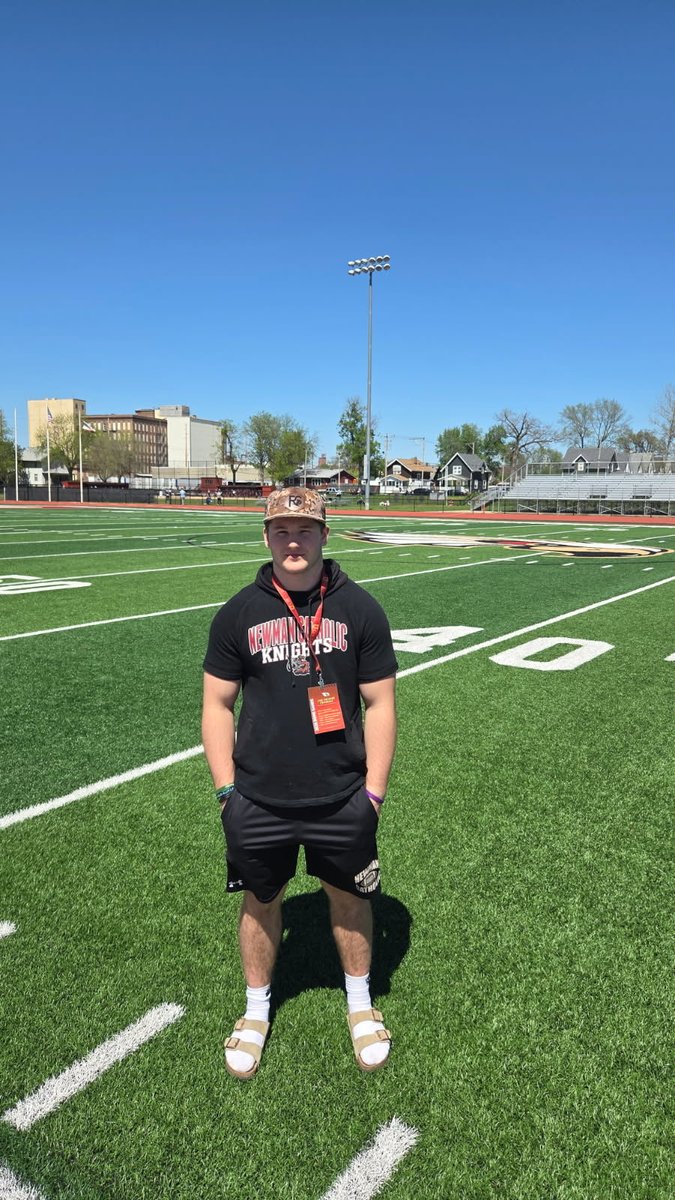 HensleyHudson54's tweet photo. Thank you to the Kohawk family for having me out today it was a great experience thank you for the invite @CoachYoniOffit excited for what’s next! #Kohawknation @CoachRMiller0 @newmanfb https://t.co/xKyMzImrXw