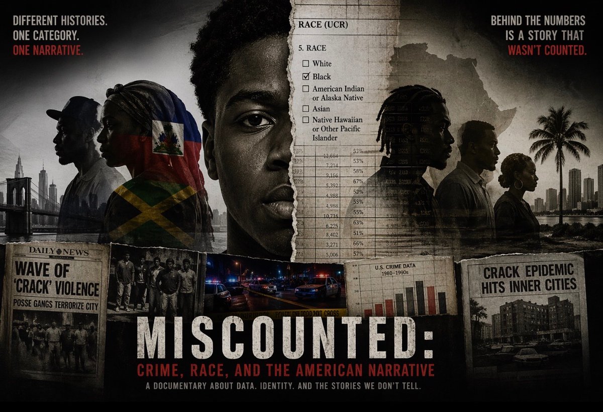 BurnEr92976227's tweet image. “Miscounted: Crime, Race, and the American Narrative”
How African and Caribbean immigrants are counted within Black American crime statistics.”