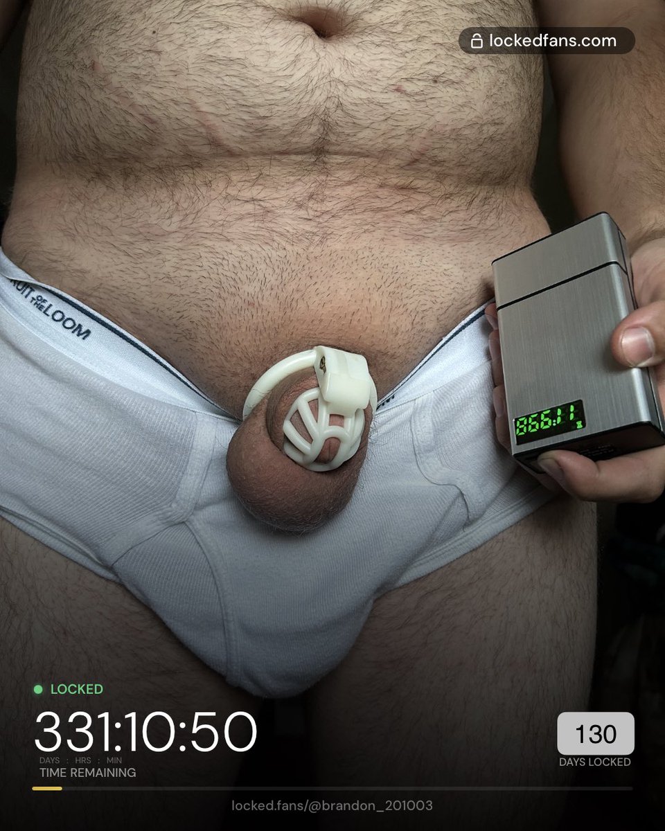 Day 130/463
<a href="/locked_fans/">LockedFans</a> 
Nub cage from <a href="/kink_wear/">KINK🩷WEAR</a>  
#tightywhities #Chastity #GayChastity #cuck #CockCage  #lockedsub  #cuck #littlenub #bottom #gaynsfw #gaymer #denial #lockedboy #nj #cagecheck
