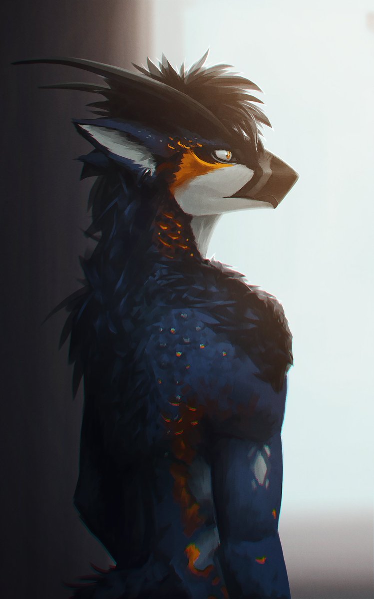 XenithLP's tweet photo. @Synthpara But for real, this is still one of my favorite pieces of my birb. https://t.co/jZlG6QEb05