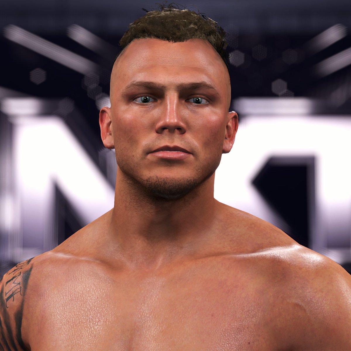 itsbybanshee's tweet image. Myles Borne - #WWENXT '26 attire pack (blue and red) out now for #WWE2K26 on PC. 

Get it now on my Patreon in bio, for Silver &amp;amp; Gold tier members!

- Re-sculpted
- New hair
- Two attires

#Mods #MylesBorne #NQCC #WWERaw #SmackDown