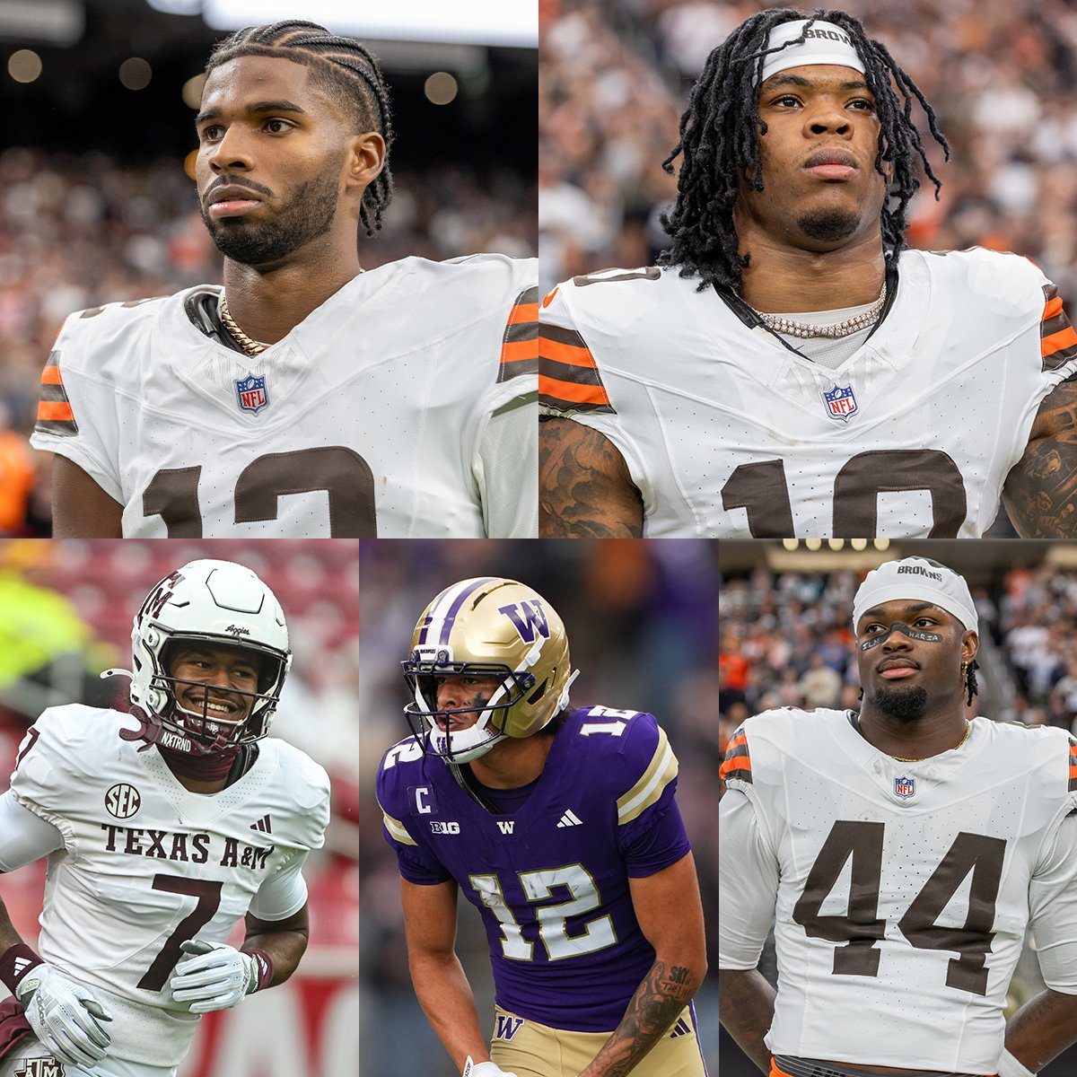 Shedeur Sanders
Quinshon Judkins
KC Concepcion
Denzel Boston
Harold Fannin Jr.

The Browns offense is about to be FUN 🔥