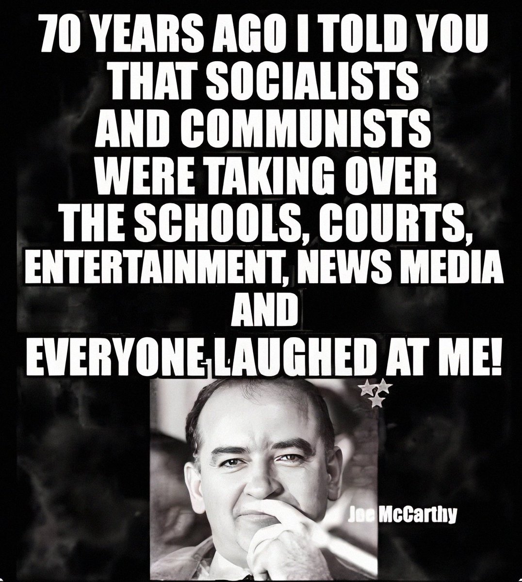 We thought we won when the Soviet Union fell.

We let our guard down.

They didn't leave. They went to graduate school.

Then they took over the classrooms. The newsrooms. The courtrooms. The boardrooms. And they raised your children and grandchildren on the lie that America was