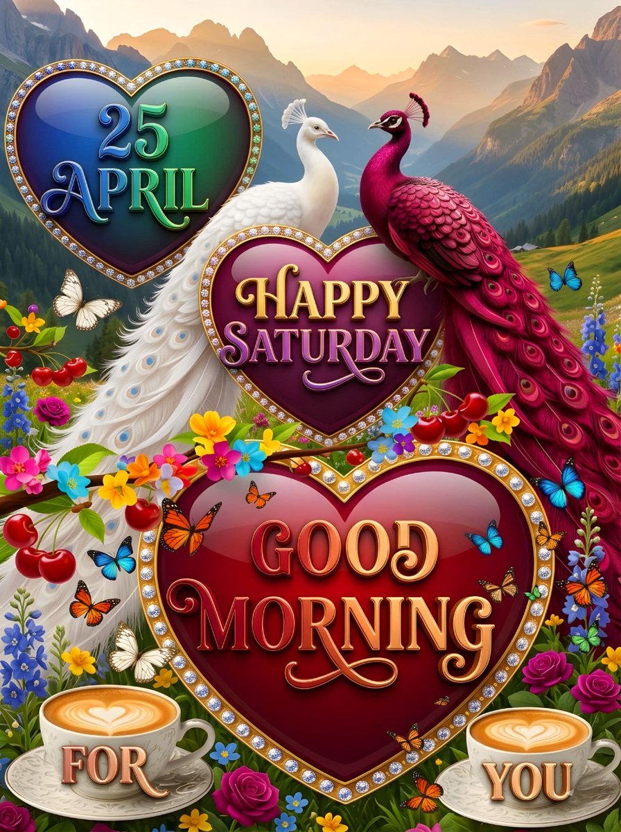 shalinigudiya's tweet image. Happy Saturday 🌹/ Good morning🌞☕/ Good Morning dear friend💐♥
#goodmorningpost 
#saturday #happysaturday #HappySaturdayToAll   
#GoodMorningEveryonem