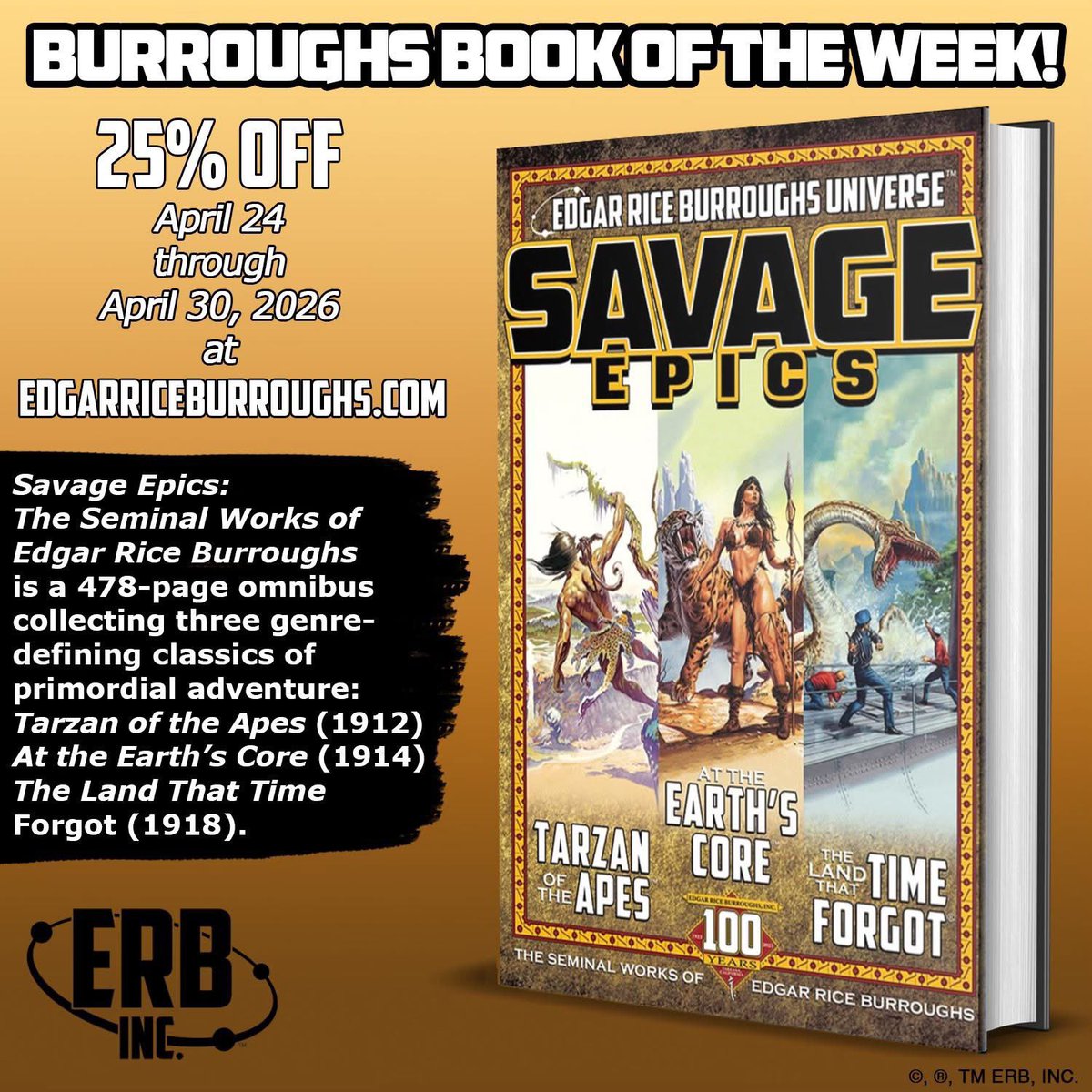 Edgar Rice Burroughs, Inc. tweet media