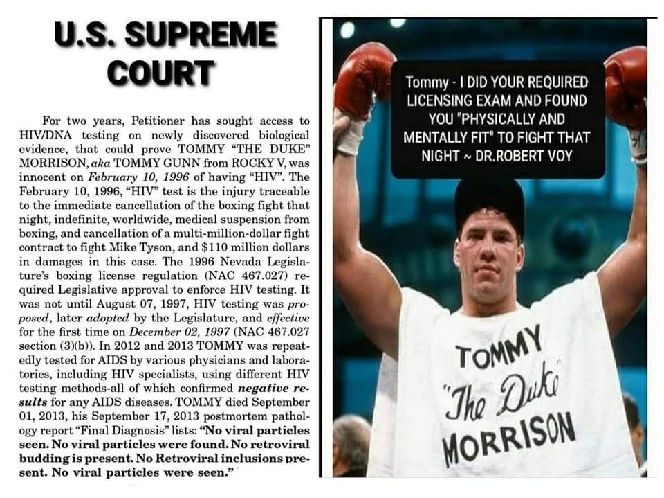 trisha_tommy's tweet image. INTERESTING UPDATE:
📌IN NOVEMBER 2022 
UNMC IN NEBRASKA CONFIRMED THAT THE NEWLY DISCOVERED PRESERVED BIOLOGICAL TISSUE BELONGING TO TOMMY MORRISON HAD #ALREADY BEEN TESTED IN NEBRASKA IN 2013.

📌RESULTS WERE: NO MALIGNANCY. NO ABNORMALITIES. NO KAPOSI SARCOMA AIDS.