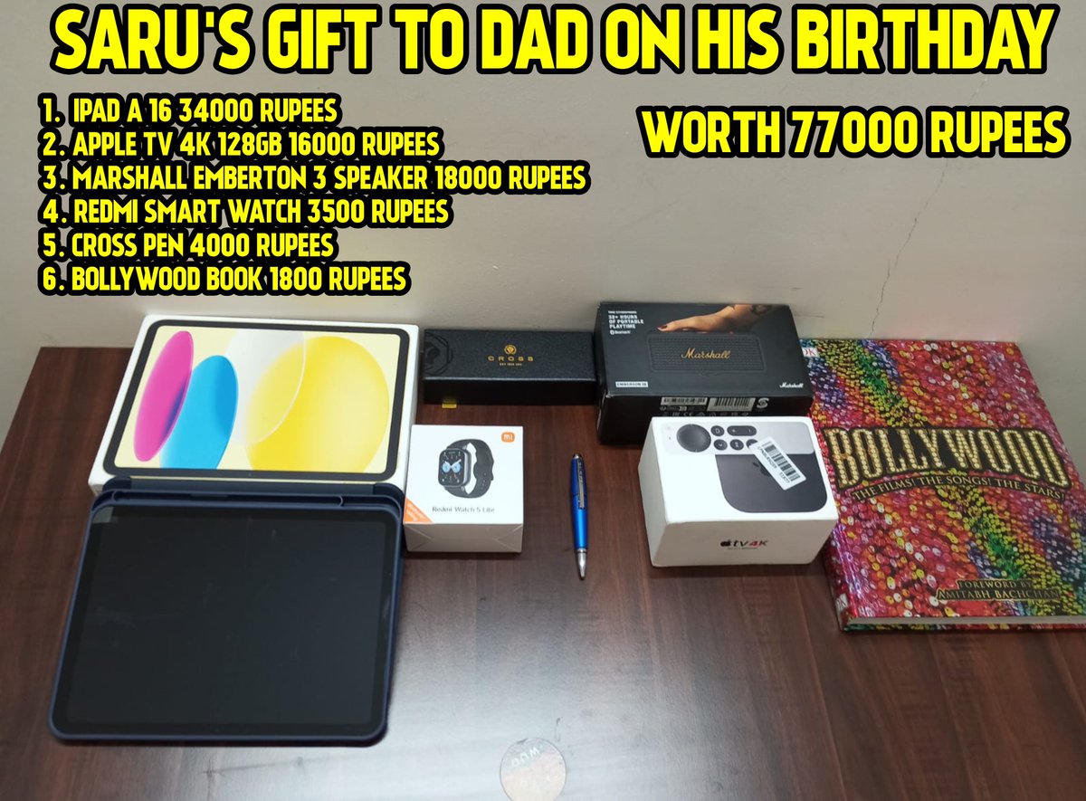 procyonnemesis's tweet image. Gift I gave to my Dad on his birthday : ) Worth 77000 rupees   #nifty #banknifty #silver #nifty50