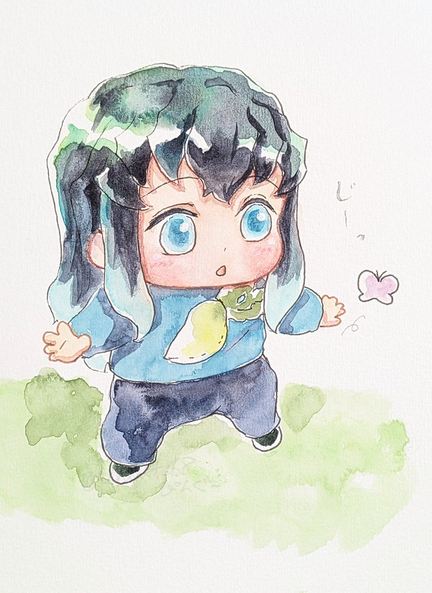 🦋じーっ