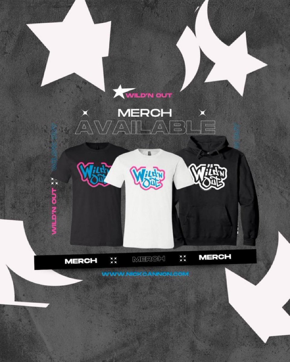 NickCannon's tweet image. Add some FIRE #WildNOut merch to your fits! 🔥💯 Peep here: NickCannon.com/shop
