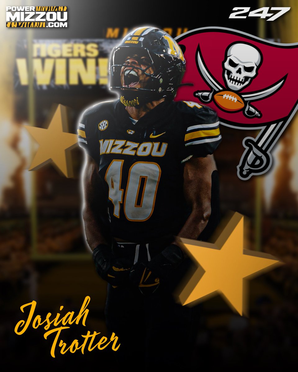 PowerMizzoucom's tweet image. BREAKING: The Tampa Bay Buccaneers have selected #Mizzou LB Josiah Trotter with the 46th pick in the NFL Draft 🤩👏

Read the full details at the link below ⬇️ 

247sports.com/college/missou…