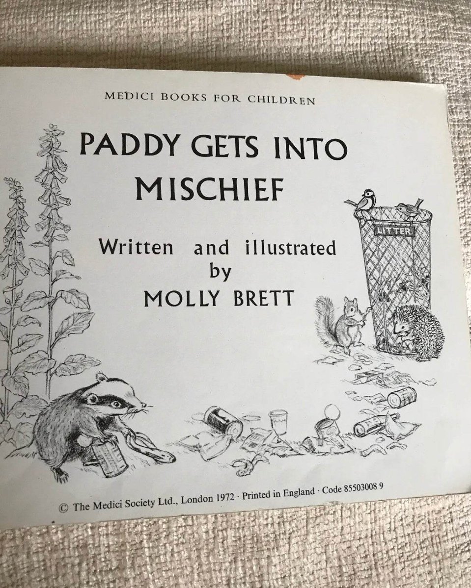 HoneyburnBooks's tweet image. 💖 1972*1st* Paddy Gets Into Mischief - Molly Brett (Medici Society) 💖 by Honeyburn Books (UK)

Starting from 🤑 £3.75 🤑

Shop now 🛍️ at tinyurl.com/2d4uqxy9

#children #medici #MollyBrett