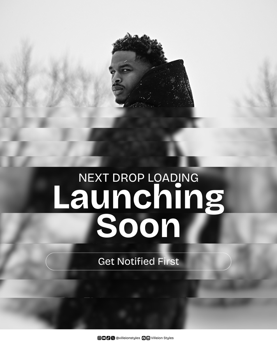 villeionstyles's tweet image. Next Drop Loading.

Built with purpose.
Launching soon.
Be first.

#VilleionStyles #LuxuryStreetwear #ExclusiveDrop