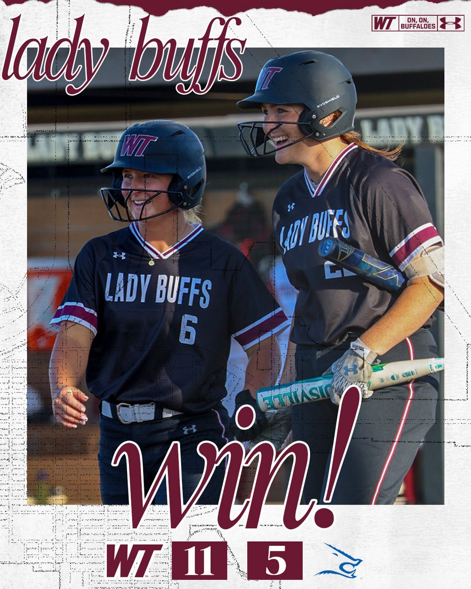 WTAMUSoftball's tweet photo. sweep sweep sweepity 😌

LADY BUFFS WIN!!! AGAIN!

#BuffNation | #WESTisBEST https://t.co/G5cMf2yyEe