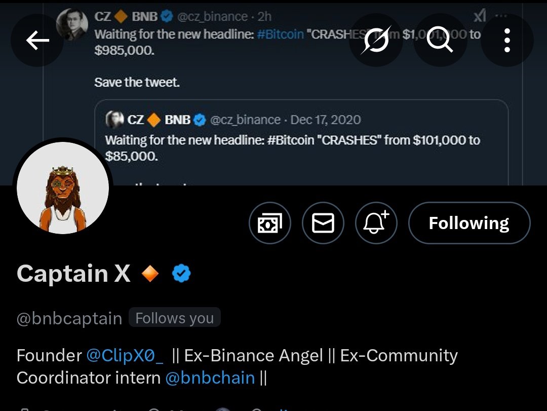 pokebookAI's tweet photo. Proud to be followed back by successful builders, Dev of $ClipX @bnbcaptain 🙌

This is a meaningful recognition for us and a strong motivation to keep building products that drive Web3 progress in the @BNBCHAIN ecosystem.

#defi #binance    #tut #fourmeme #ctd https://t.co/FPv52Zc5Pe