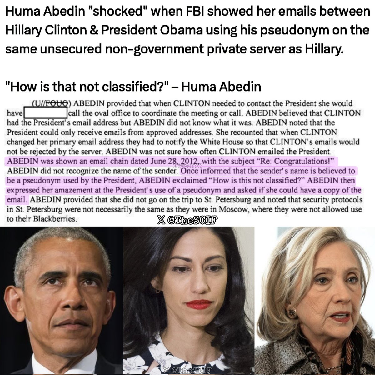 The SCIF tweet media