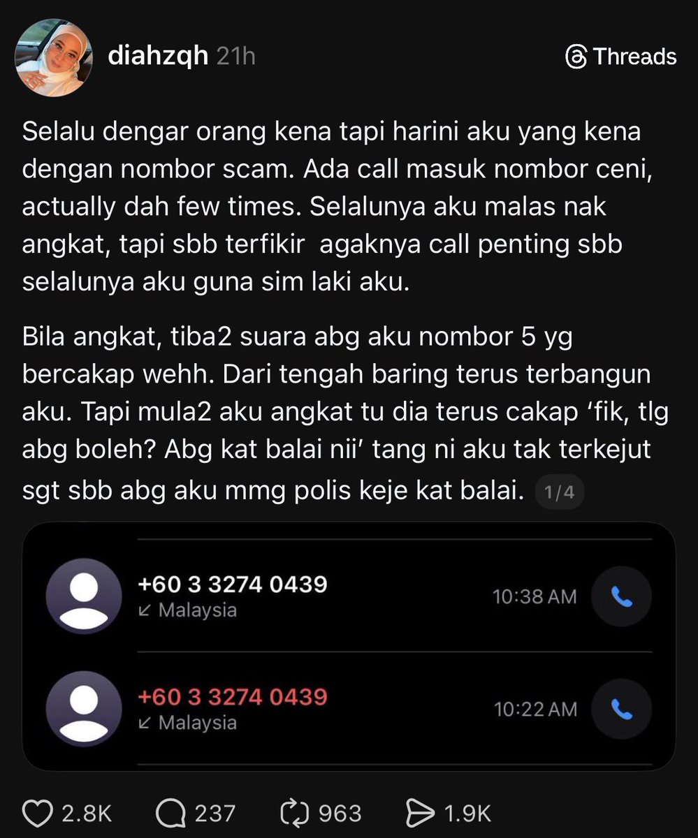 Modus operandi scammer panggilan AI.