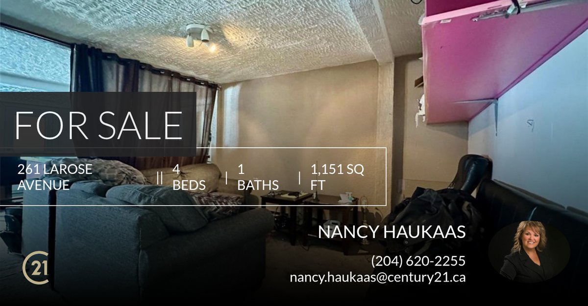 NancyLand33's tweet photo. FIRST TIME HOME BUYERS AND INVESTORS- are you looking for a property? If so, check out this listing before it's gone! Give me a call at (204) 620-2255 for more information.

Nancy Haukaas / Realtor®
The Pas, MB
204.620.2255 https://t.co/BMi9h5rwQs https://t.co/SfKpy0iAQs