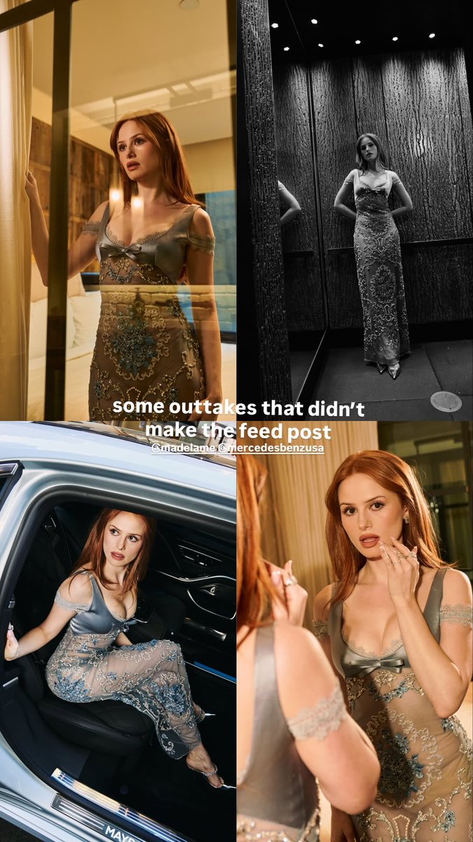 LINDA DEMAIS!
📱Madelaine Petsch via stories @/lexeye_

Legenda: algumas fotos que não entraram no post do feed