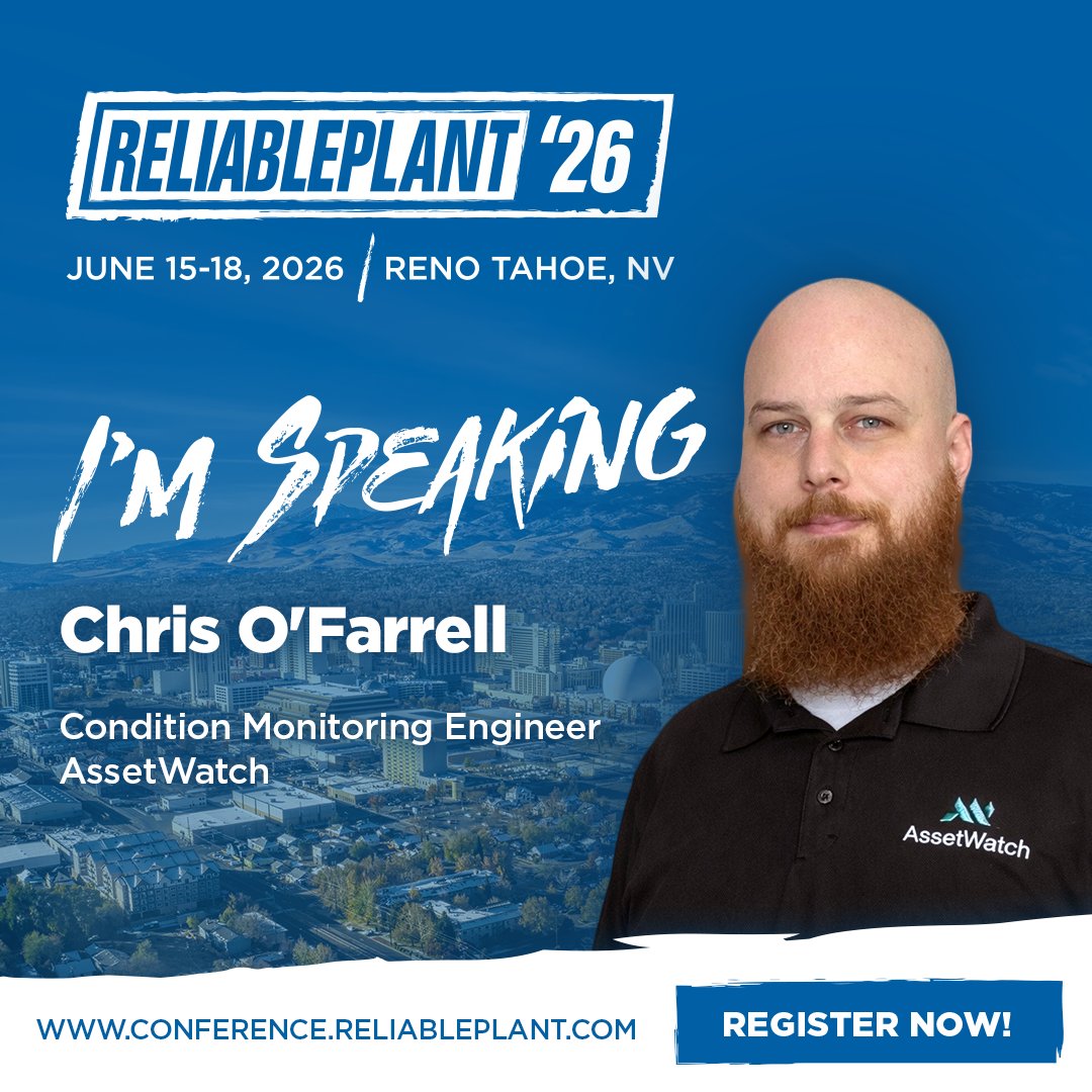 GoAssetWatch's tweet image. Join us in Reno Tahoe this June at #ReliablePlant to connect with reliability leaders tackling the same challenges, and finding ways to win. 🎟️ Register now: bit.ly/3yEqTkt @NoriaCorp 

#Maintenance #PredictiveMaintenance #Manufacturing #Reliability #ReliabilityEvent