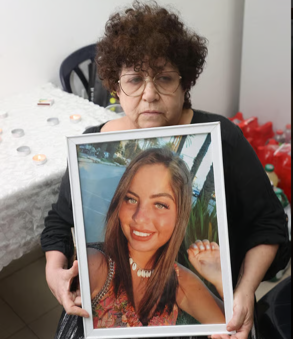"Palestinian" monster murdered Karin Vernikov and Sapir Bilmes. It was captured on video.

He grabbed Sapir by her hair and shot her. 

Karin begged on her knees, but he shot her too.  

If these women weren't Israeli, it'd be all over world news.

Photo: Karin's mother.