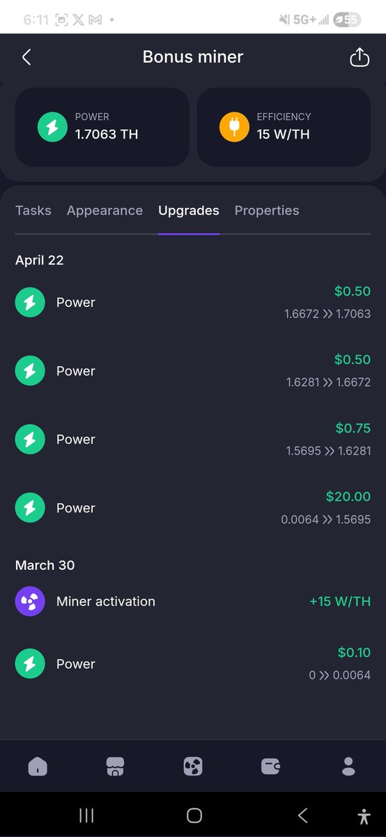 MahsMining's tweet image. I got a bunch of goboxes and it upgraded my bonus miner instead of getting bonus miner days. Now it is at 1.7 th. That is fantastic.

#bitcoin #cryptomining #BitcoinMining #passiveincome @gomining
