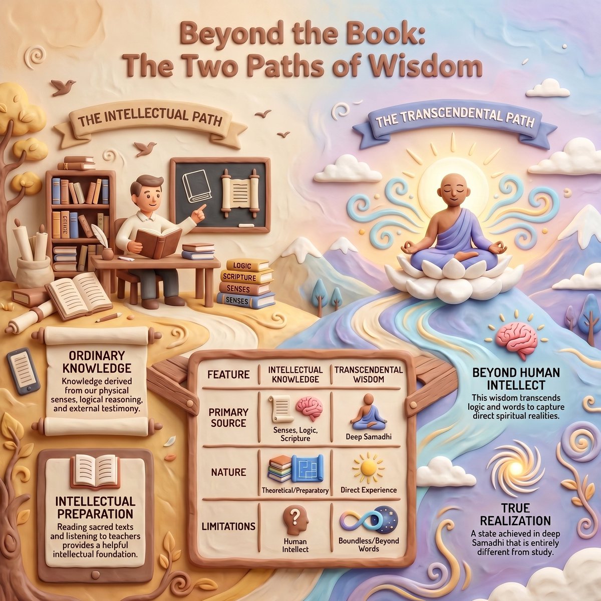ankitgujrati27's tweet image. Patañjali’s 49th Sutra: Śrutānumāna prajñābhyām anya viṣayā viśeṣārthatvāt. The special truth from deep Samadhi differs entirely from knowledge gained by hearing, studying scriptures, or inference. It penetrates where reasoning cannot go.

#YogaSutras #Concentration #Meditation