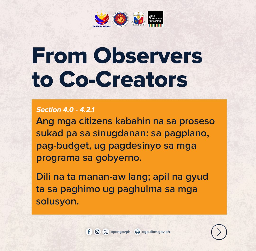 Philippine Open Government Partnership tweet media