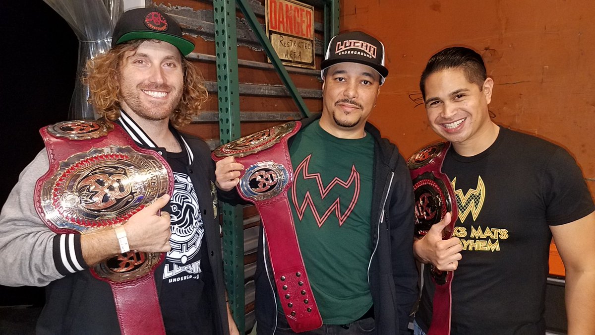 TheJimmyV's tweet photo. Time to run it back...

@MMMshow75 #LuchaUnderground https://t.co/swF20FawPJ