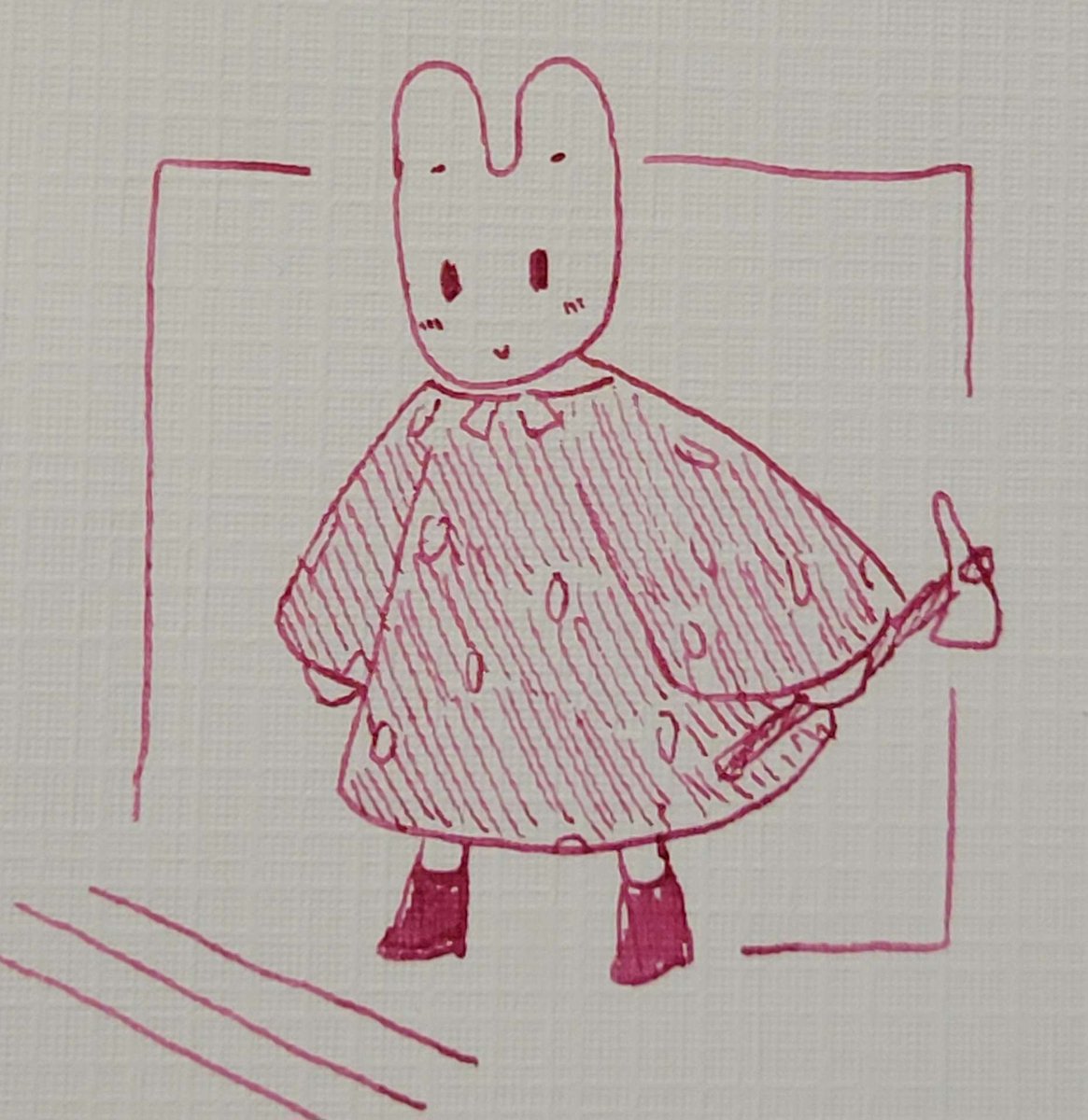 Marroncream on a Friday 🐇☀️
Thought I posted this already!
Clearly not...
Used the Lamy Al-Star fountain pen for this bun.
Be sure to vote for her (and the Beatcats (also Kuromi)) each day during the Sanrio Character Ranking!
