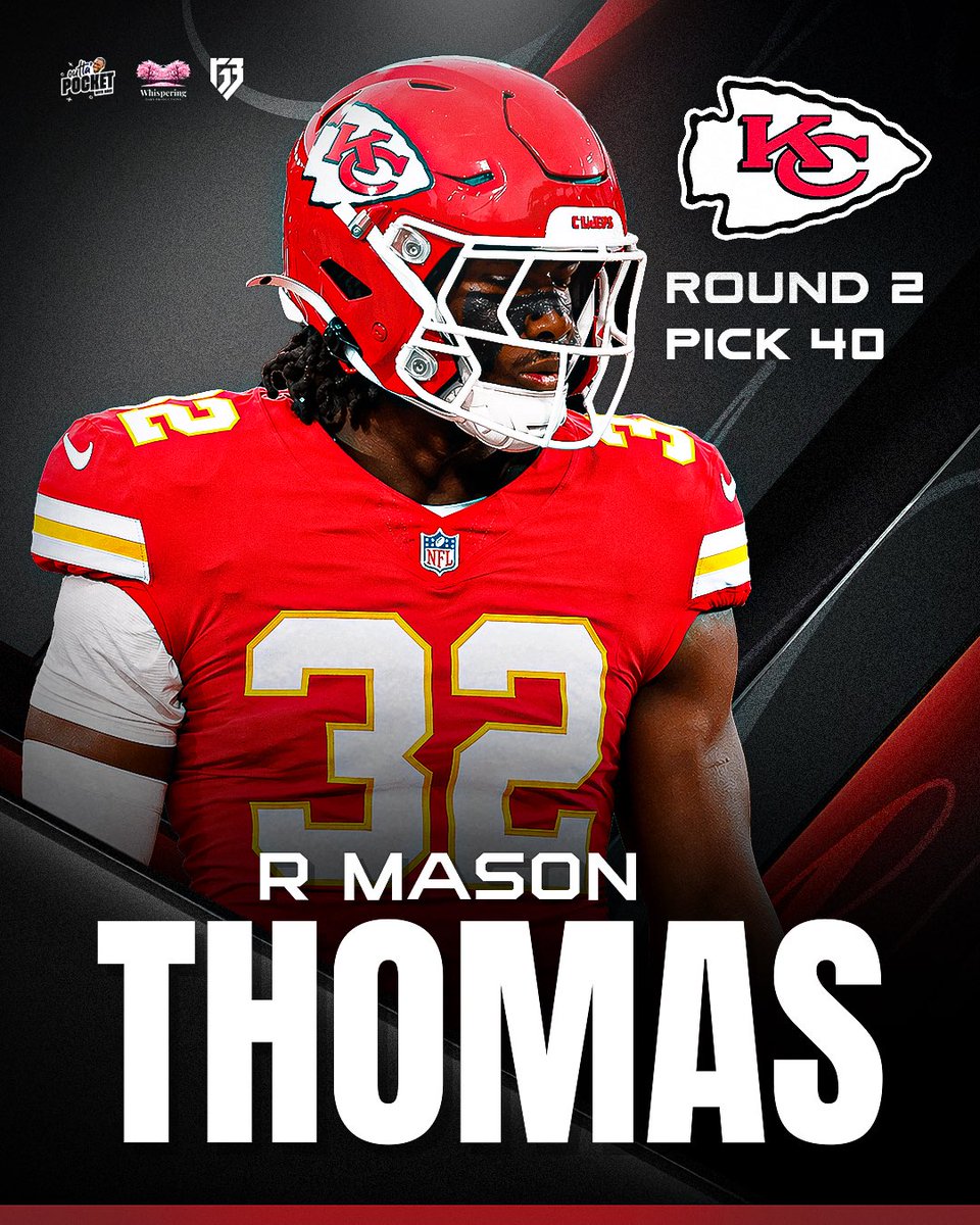 RGIII's tweet photo. The @Chiefs just got a pure PASS RUSH WEAPON in R Mason Thomas out of Oklahoma. This guy is a walking pressure. Speed and Flexibility galore. The Chiefs can use him in sub-packages & as designated rusher on Day 1.
#NFLDraft #RG3 #Outtapocket #Chiefskingdom #Boomer https://t.co/61mPnBLPJk